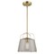 Westinghouse Pendant 60W Hallein Champagne Brass Smoke Grey Glass 6125100 - alternate 2